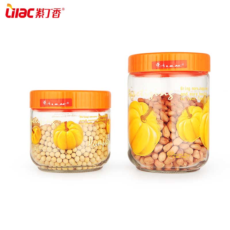 Hot selling High Quality household glass jar dried fruit tea coffee sugar storage jars canisters SE7750