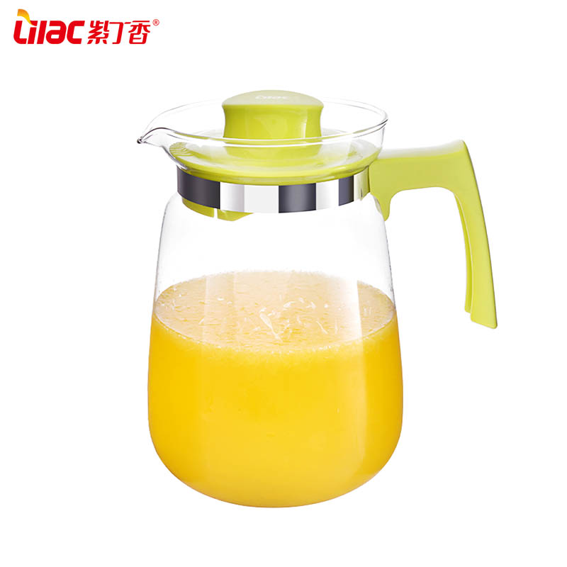 Good quality glass pitcher with handle glass jug 1500ml/2000ml S23,S23-1